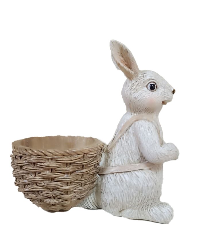 Фигурка Зайка с корзинкой 708-230